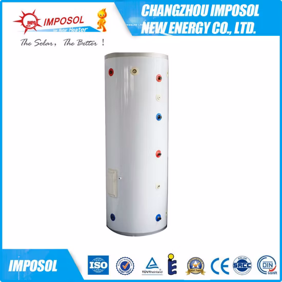 Réservoir d'eau sous pression séparé/séparé pour chauffe-eau solaire