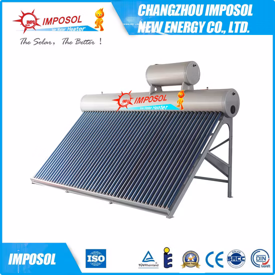 200L-500L Pressurized Vacuum Tube Copper Coil Solar Energy Water Heater