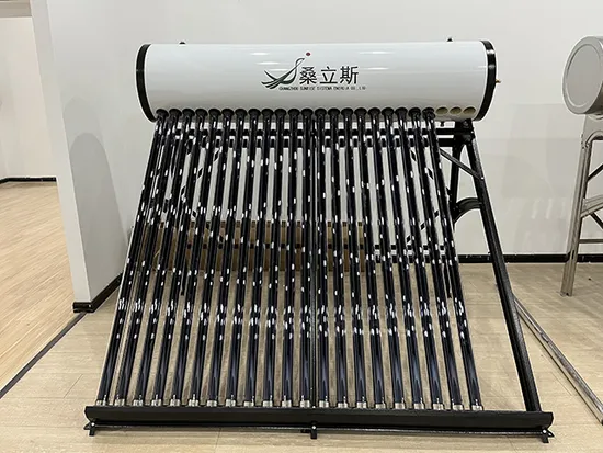 Chauffe-eau à énergie solaire à tube sous vide en acier galvanisé sans pression 100L-300L